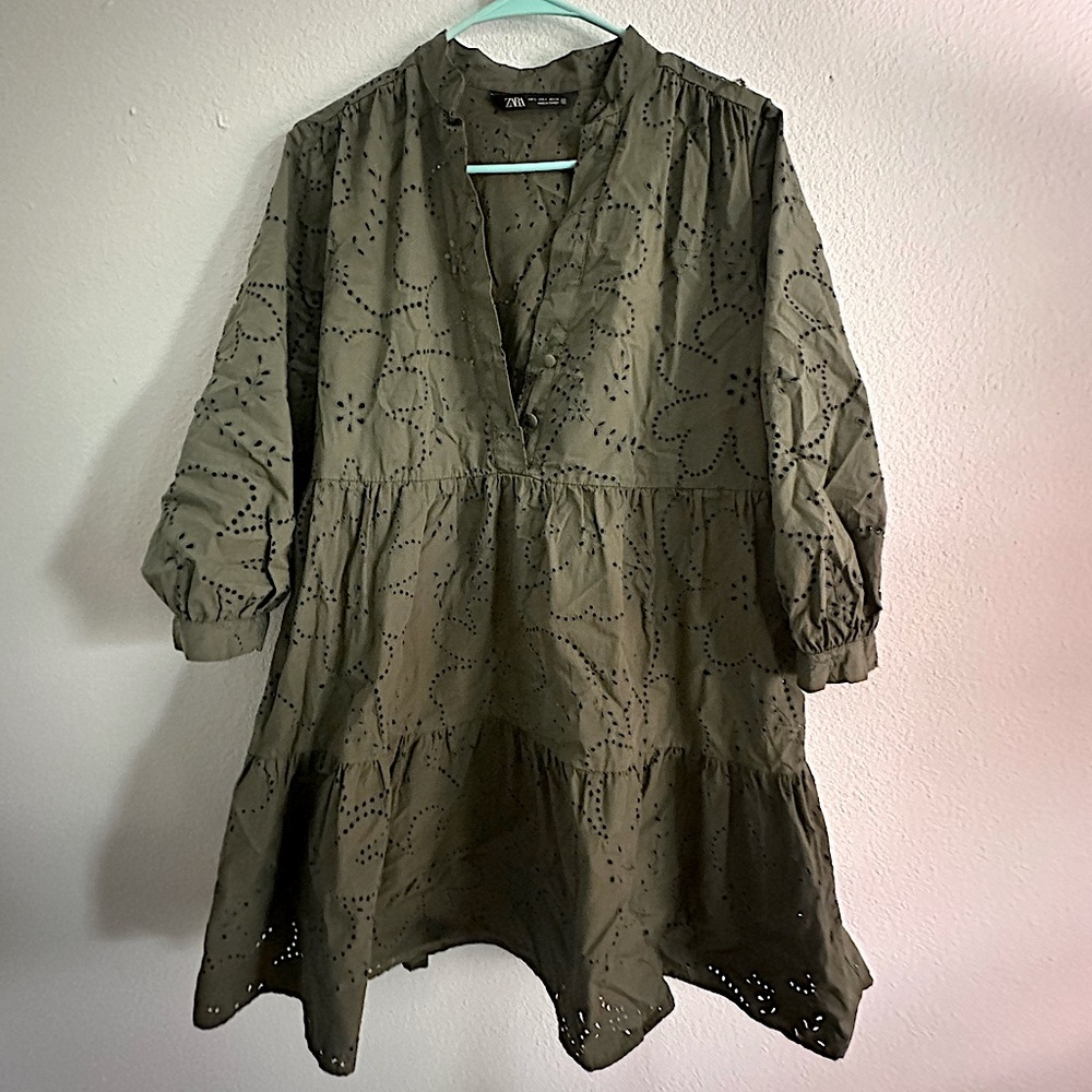 Zara green dress!